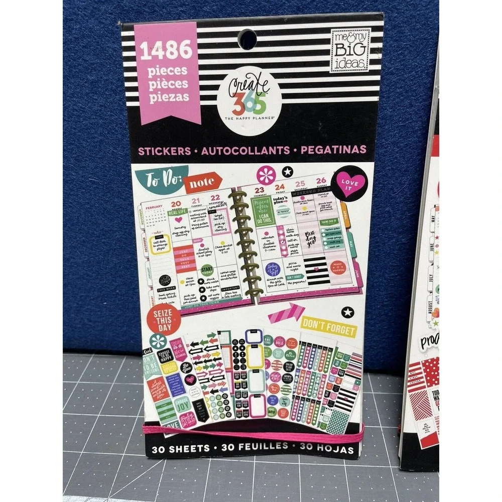 Create 365 Happy Sticker Sheets Book Stickers Rainbow‎ 1486 And 1140 Pcs